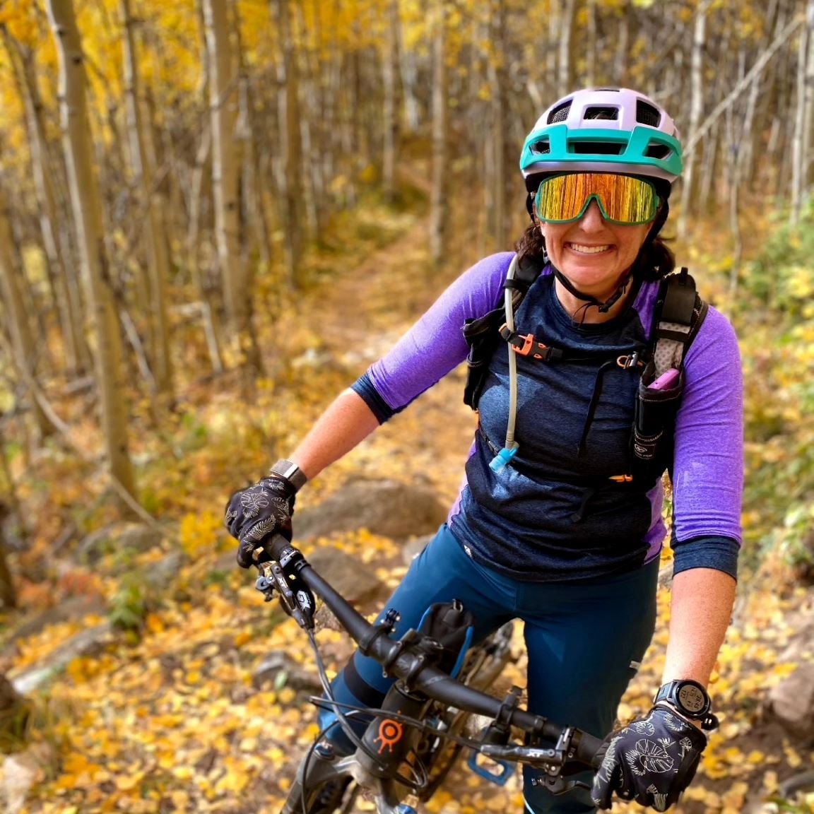 Erin-kenosha Erin fall MTB ride at Kenosha pass