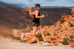 Above: Teva Bureau of Adventure athlete, Erin Ton running